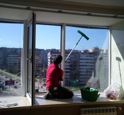 Мытье окон в однокомнатной квартире Боровск